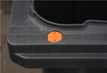 Mülltonne mit Transponderchip