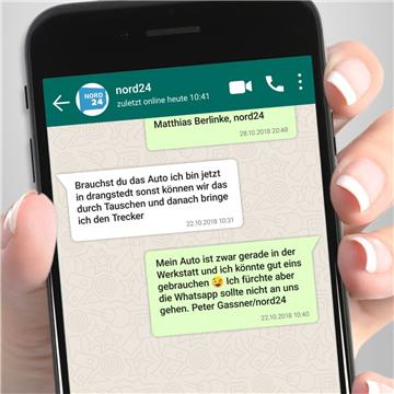 Der Trecker ist bis heute noch nicht da.