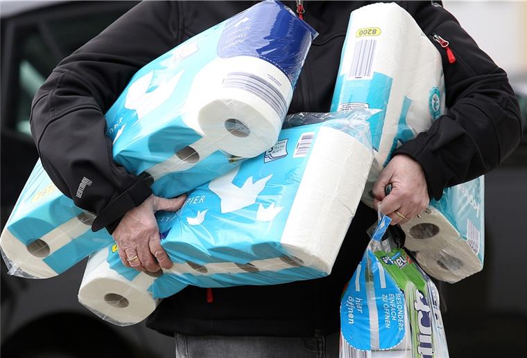 Der Verkauf von Toilettenpapier ist in der vergangenen Woche drastisch zurückgegangen.