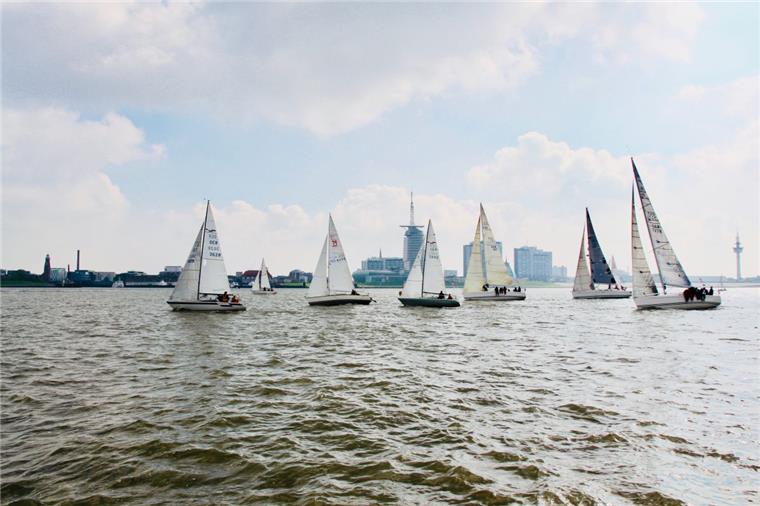 Der Weser Yacht Club hofft auf mindestens 50 Segler bei der 50. Rotesand-Regatta. Foto Röpke