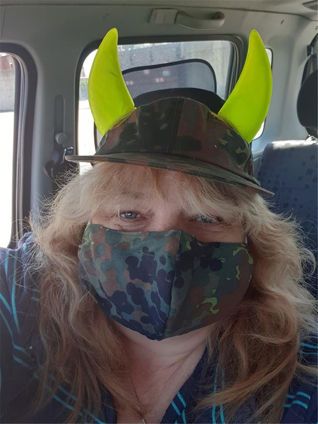 Der Wikingerhelm von Petra Schmidt ist keine Pflicht.