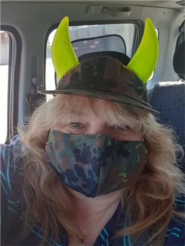 Der Wikingerhelm von Petra Schmidt ist keine Pflicht.