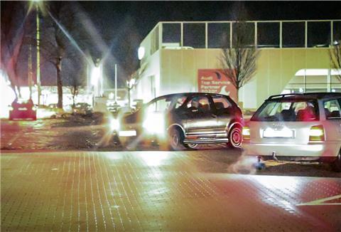 Der Wilhelm-Kaisen-Platz wurde abends als Treffpunkt gesperrt.