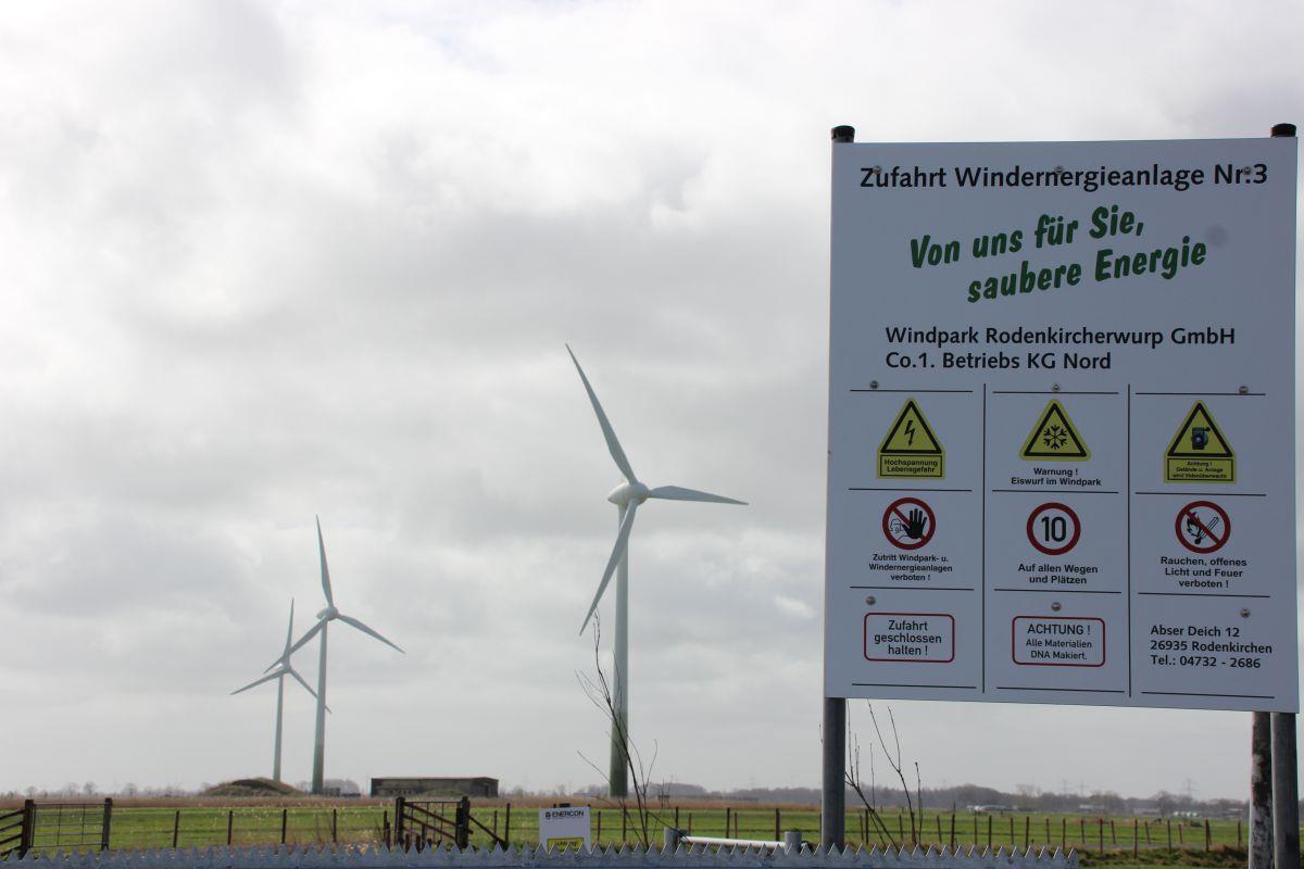 Der Windenergiepark in Rodenkircherwurp soll nicht erweitert und repowert werden. Das wünschen sich die Anwohner mehrheitlich. Deshalb lehnte auch der Stadlander Gemeinderat die Anträge des Betreibers ab.