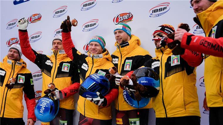Warnsignale für Olympia: Bob-Dominator nicht der Schnellste Deutscher Dreifacherfolg im Zweierbob bei der WM in Lake Placid.