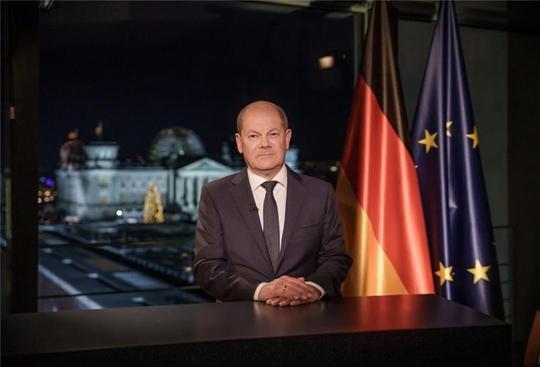 Zuversicht und Zusammenhalt: Kanzler Scholz ermuntert zu Optimismus Deutschland sei ein «starkes Land», sagte Scholz.