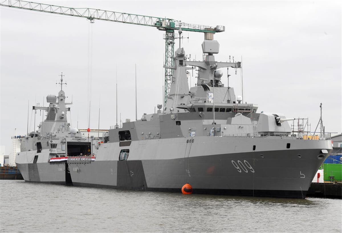 Bremerhaven: Kriegsschiff an Ägyptens Marine übergeben Deutschlands größte Werft hat in Bremerhaven eine Fregatte an die ägyptische Marine übergeben.