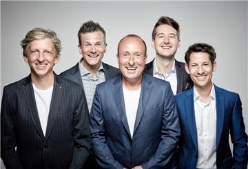 Die A-cappella-Band Basta.