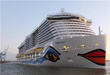 Die „Aidacosma“ (hier auf der Weser) wird Bremerhaven schon am heutigen Dienstag verlassen.