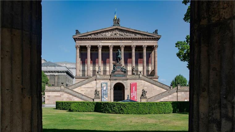 Die Alte Nationalgalerie auf der Museumsinsel.
