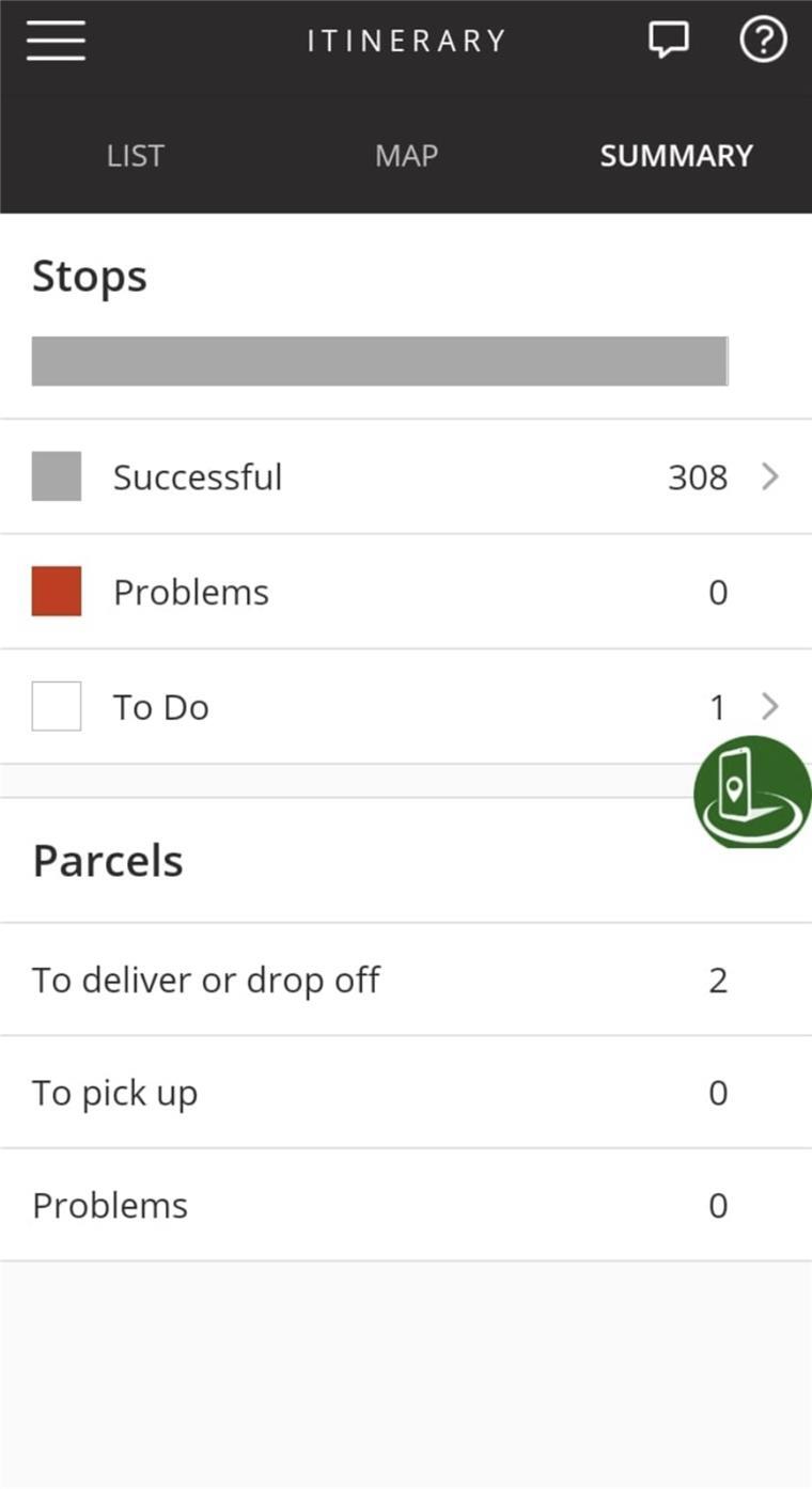Die Amazon-Flex-App auf dem Diensthandy bestimmt den gesamten Arbeitstag der Paketboten. Diese hier zeigt: 308 Stopps musste dieser Fahrer einlegen, um seine Pakete auszuliefern.