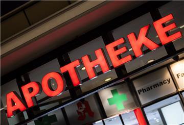 Schriftzug Apotheke