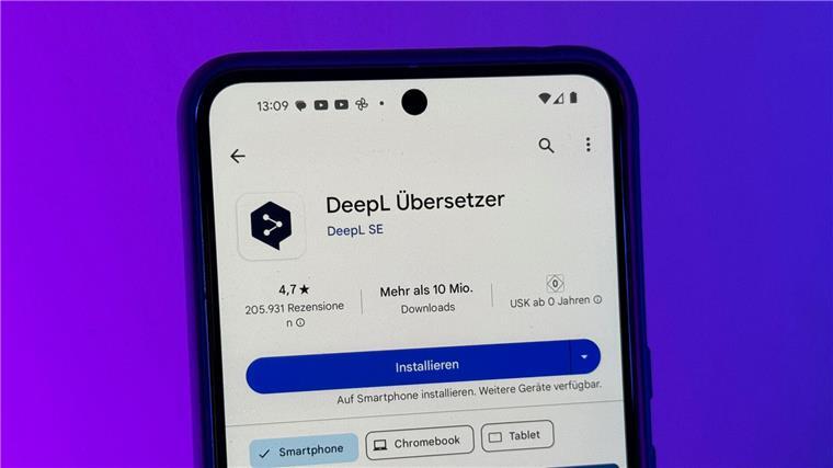 Die App DeepL wird künftig durch den KI-gestützten Schreibassistenten DeepL Write Pro ergänzt.