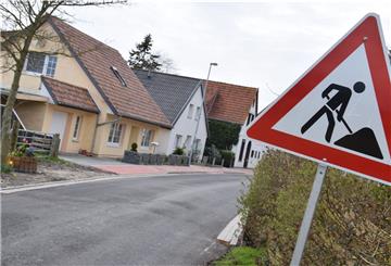 Die Arbeiten an der Langwarder Ortsdurchfahrt befinden sich auf der Zielgeraden.
