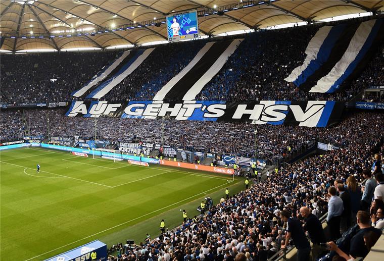Blick ins Hamburger Volksparkstadion