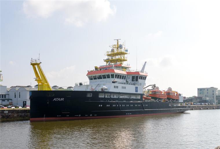 Suche nach Wracks: Die „Atair“ macht sich auf in die Nordsee Atair