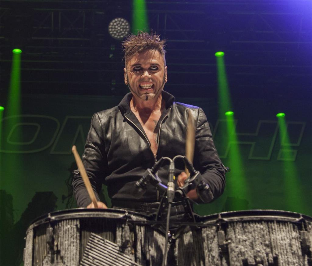 Die aus Niedersachsen stammende Band Oomph! rockte am Donnerstag. 