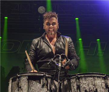 Die aus Niedersachsen stammende Band Oomph! rockte am Donnerstag. 