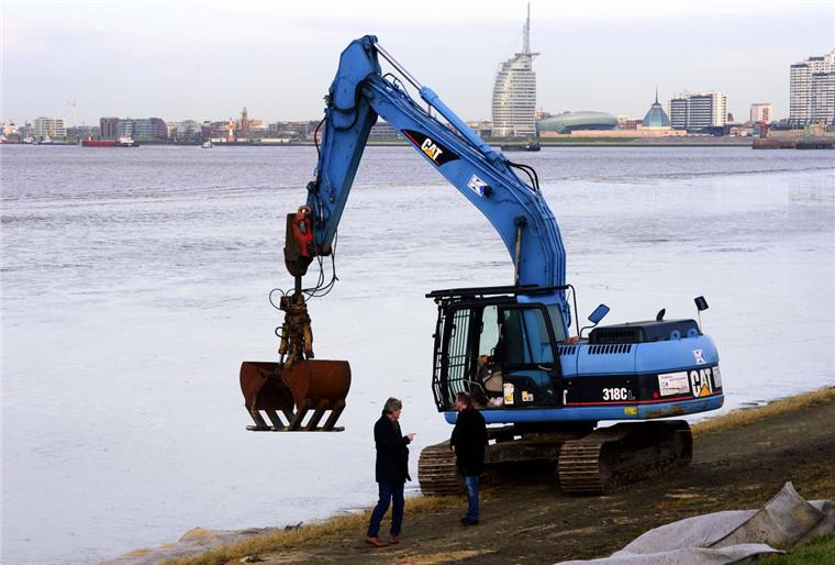 Zusammengefasst! Das war der Donnerstag im nord24-Land Damit nicht mit dem Bagger vollendete Tatsachen geschaffen werden, fordern die Naturschützer vom BUND einen sofortigen Baustopp für den Offshore-Terminal Bremerhaven. Den wollen sie mit dem Eilverfahren vor dem Verwaltungsgericht erzwingen.