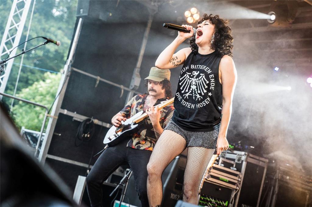 Die Band war einer der Headliner auf dem Festival. Foto: Flüchter