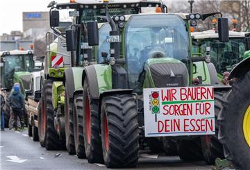 Am 8. Januar hatte es einen großen Protesttag der Bauern gegeben. Er begann früh morgens.