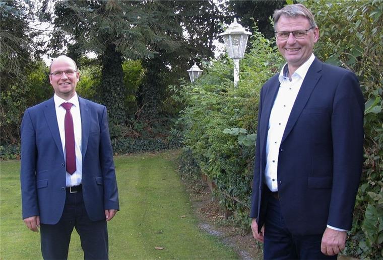 Die beiden Vorsitzenden der Landvolk-Kreisverbände Bremervörde und Zeven, Andreas Heins (links) und Heinz Korte, werden zu Beginn des neuen Jahres ihren Vorsitz abgeben.