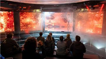 Die Besucher erleben einen 360-Grad-Installation. (Archivbild)
