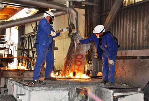 Die Bleihütte hat die Produktion am Montagabend um 21 Uhr wieder aufgenommen.