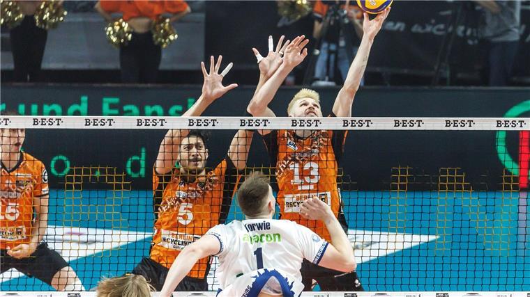 Die BR Volleys im Abwehrmodus