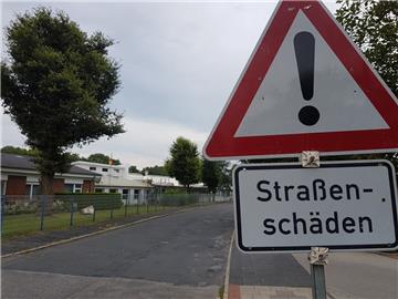 Die Braunstraße in Grünhöfe ist eine der größten Buckelpisten in Bremerhaven.