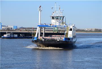 Das Fährschiff "Bremerhaven"