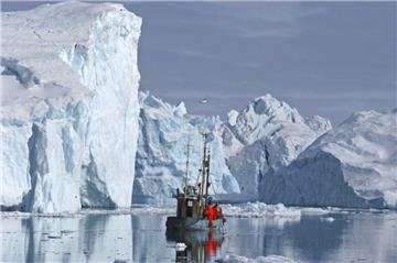 Die Bucht vor Ilulissat im Jahr 2007 – elf Jahre zuvor diente sie als Kulisse für den Spielfilm „Fräulein Smillas Gespür für Schnee“.  