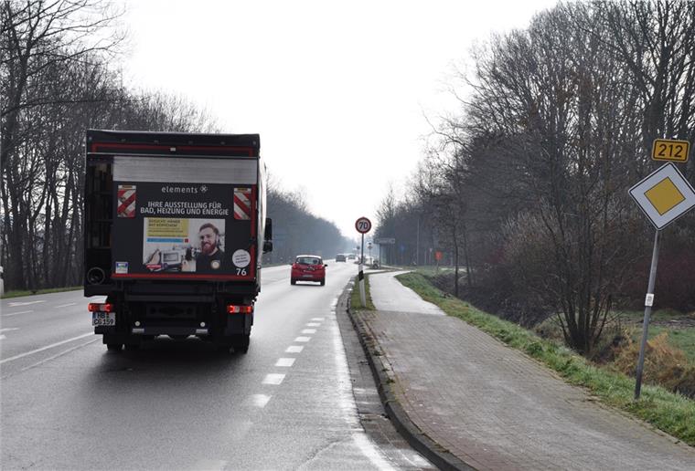 Sperrungen und Umleitungen in Blexen Die Bundesstraße 212 wird in Blexen im September insgesamt acht Tage lang gesperrt.