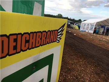 Die Campingplätze leeren sich am letzten Tag des Deichbrands. 