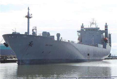 Die „Cape Texas" hat Militärgüter nach Bremerhaven gebracht.