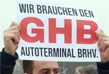 Gatehouse2 in Bremerhaven, GHB-Protest