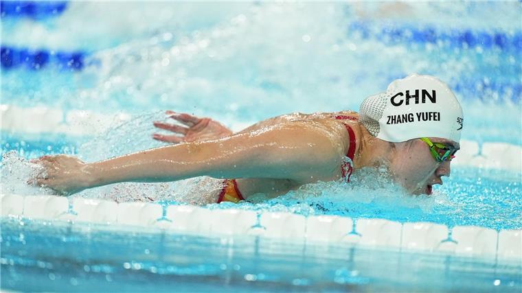 Die Chinesin Zhang Yufei holte in Paris Bronze vor Köhler.