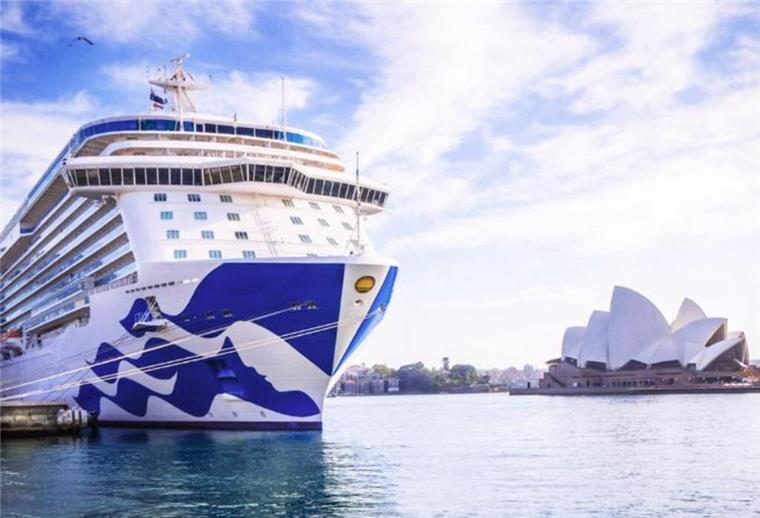 Die "Coral Princess" in Sydney.