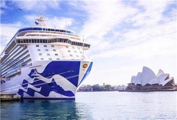 Die "Coral Princess" in Sydney.