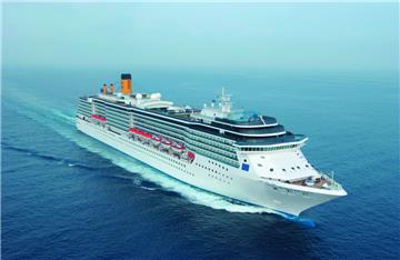 Die Costa Mediterranea läuft Bremerhaven regelmäßig an.