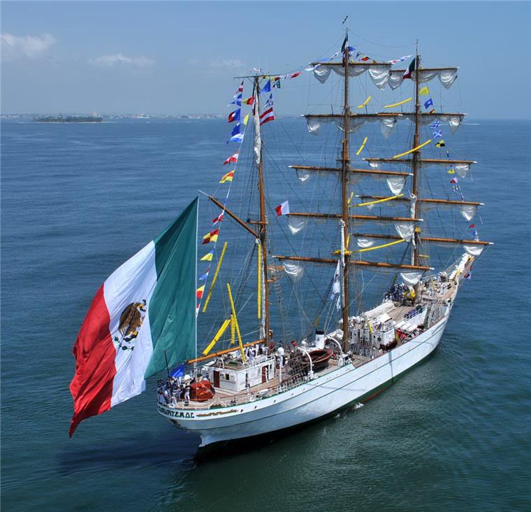 Die "Cuauthémoc" besucht fünf Tage lang Bremerhaven.