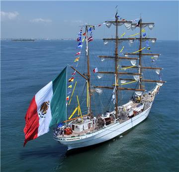 Die "Cuauthémoc" besucht fünf Tage lang Bremerhaven.