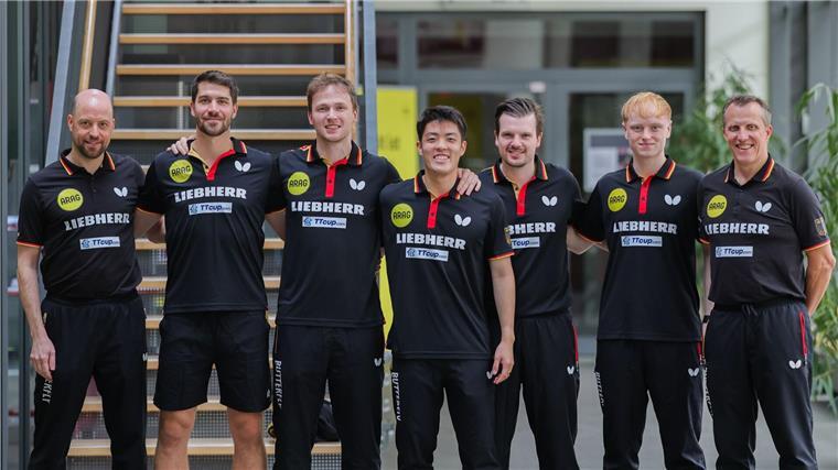 Das schwere Erbe der Ära Boll: Tischtennis-Team heiß auf EM Die deutsche Tischtennis-Nationalmannschaft vor der Team-EM in Kroatien.