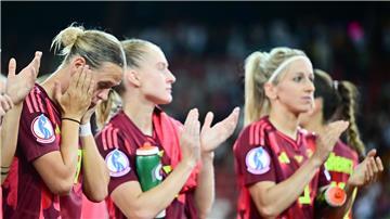 Die deutschen Nationalspielerinnen waren nach dem EM-Spiel gegen Schweden ziemlich enttäuscht.