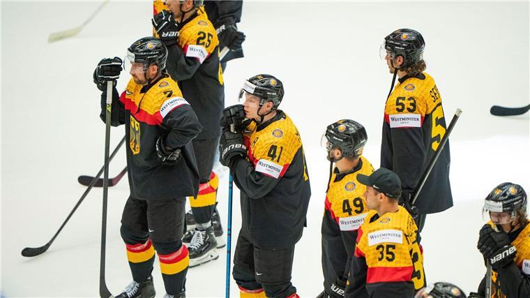 Die deutschen Spieler waren nach der Niederlage enttäuscht.