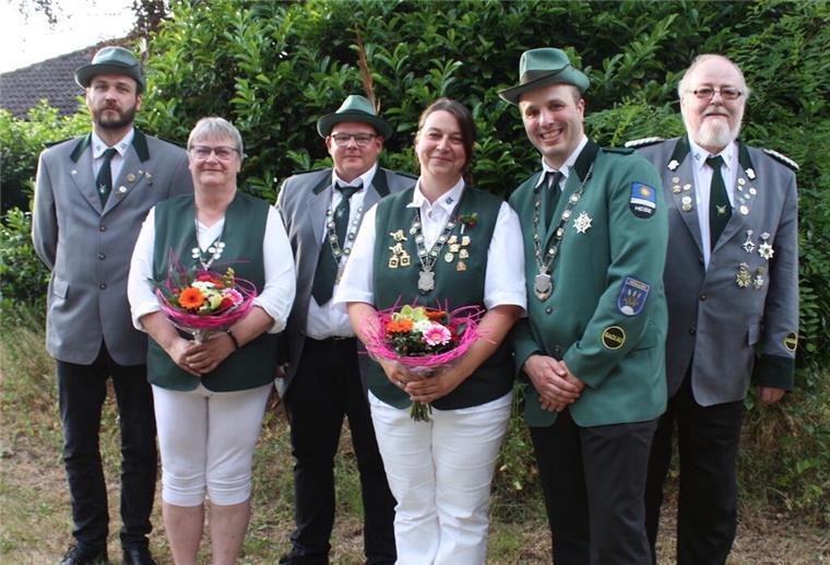 Die diesjährigen Majestäten des Schützenverein Gackau