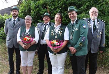 Die diesjährigen Majestäten des Schützenverein Gackau