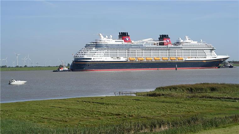 Meyer Werft liefert neues Kreuzfahrtschiff früher ab Die „Disney Destiny“ ist das jüngste von der Meyer Werft fertiggestellte Kreuzfahrtschiff. (Archivfoto)
