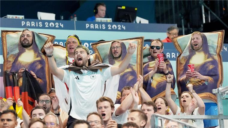 Auch Mona Lisa jubelt: Handballer mit Warnung an Kroatien Die duetschen Fans sorgen für Heimspiel-Atmosphäre.