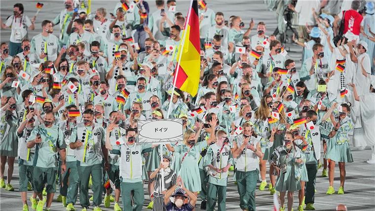 Die Einlaufkleidung hatte in Tokio bei einigen deutschen Sportlern für Kritik gesorgt. (Archivbild)  